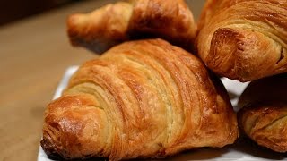 Video ricettaquotCornetti sfogliati alla francese 100 grano duroquot Croissant Aglio in Camicia [upl. by Holzman853]