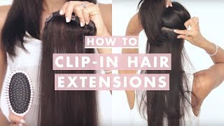 How to Clip In Luxy Hair Extensions [upl. by Vikki]