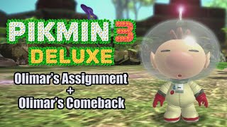 Pikmin 3 Deluxe  Side Stories 100 Walkthrough All Platinum [upl. by Enala]