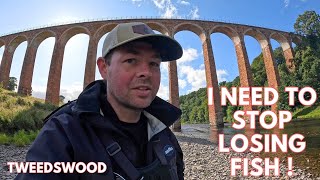 2 Fish lost at Tweedswood  Salmon Fishing River Tweed Scotland 2024 [upl. by Vaden]