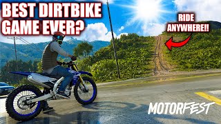 THIS NEW DIRTBIKE GAME LETS YOU FREERIDE ANYWHERE The Crew Motorfest [upl. by Aihcats]