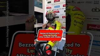 Marco Bezzecchi Suffers Long Lap Penalty After Incident With Vinales  australiangp motogp [upl. by Anama]