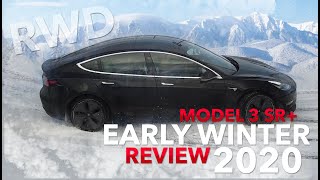 Tesla Model 3 Winter Review  SR RWD [upl. by Zapot769]