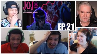 Bucciarati vs King Crimson Reaction Mashup JJBA Part 5 Golden Wind Ep21 [upl. by Napra]