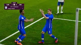 PES 2021 GAMEPLAY Cardiff City  Birmingham City [upl. by Ecirtnahs]