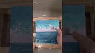 Sea Oíl Painting The Process of Painting with a Palette Knife [upl. by Eelrahc]