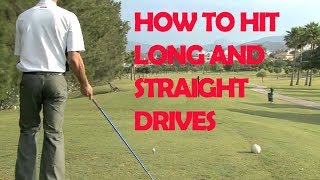 Golf How To Hit Long And Straight Drives [upl. by Ergener]