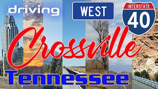 Driving at West Interstate 40 Crossville Tennessee US [upl. by Aihsoek621]