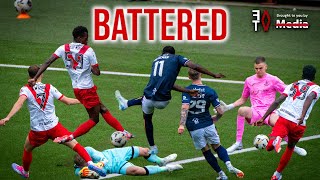 BATTERED by The Bairns 🤦🏼‍♂️  Airdrie 02 Falkirk  Matchdays x AFTV ♦️ [upl. by Euqinmod]