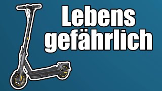 ⚠️ WARNUNG ⚠️ Ninebot MAX G2 ist aktuell SCHESSE [upl. by Gaye570]