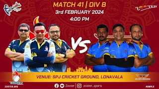 GURJAR WARRIORS VS STRIKERS  SMPL 5O 2024  MATCH 41 DIV B  LONAVALA  DAY 24 [upl. by Linda]