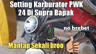 Cara Pasang Karburator PWK 24 Di Supra fitRevoBlade [upl. by Uphemia]