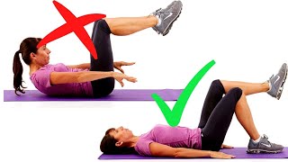 How to Modify Your Abdominal Exercises for Pelvic Floor Safe Exercises [upl. by Yelraf719]