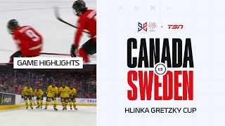 Canada vs Sweden FULL HIGHLIGHTS  2024 Hlinka Gretzky Cup [upl. by Campney811]