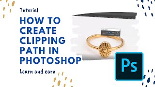 How to create Clipping path in Photoshop [upl. by Hnib]