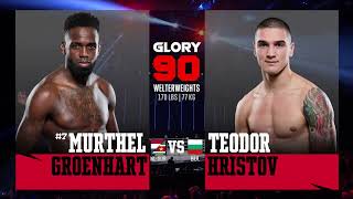 GLORY 90 Teodor Hristov vs Murthel Groenhart  Full Fight [upl. by Enilada358]