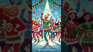 Ugly Sweater Dance Party A Fun and Festive Christmas Song Short Video uglysweaters [upl. by Alimac461]