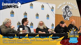 Sons of Anarchy Cast Reunion Perlman Coates Boone Jr Hurst Johnson  Niagara Falls Comic Con 22 [upl. by Tidwell780]