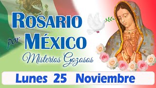 💐🪷 ROSARIO por MÉXICO lunes 25 noviembre 2024 🌿Gozosos🌿Madre libra a México del Comunismo [upl. by Ohnuj]