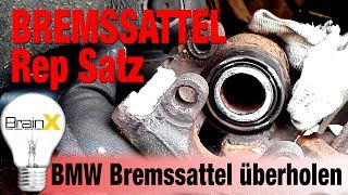 ATE Bremssattel überholen mit Dichtungssatz am BMW 1er E87 [upl. by Landon]