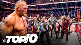 Top 10 moments from Royal Rumble 2023 WWE Top 10 Jan 7 2024 [upl. by Suvart]