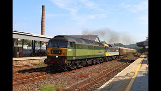 47810 amp 47712 pass Totnes on Cornish Riviera Statesman 310724 [upl. by Diver]