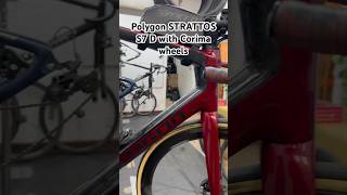 Polygon STRATTOS S7D with Corima wheels bikemechanics bicycle cyclingvlog bicyclegear [upl. by Carnes]