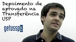 Depoimento de aprovado na Transferência USP [upl. by Mateya]