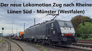 Führerstandsmitfahrt von Lünen Süd nach Münster Westfalen der neue Lokomotion Zug nach Rheine [upl. by Ezequiel]