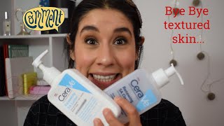 CeraVe Salicylic Acid Renewing Cleanser ampS A Lotion REVIEW Rough Bumpy Acne Textured skin [upl. by Ledua]