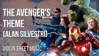 Violin Sheet Music How to play The Avengers Theme by Alan Silvestri [upl. by Willyt]