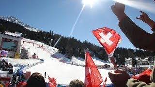 Vierersesselbahn Heimberg im Skigebiet Lenzerheide [upl. by Ennairda]