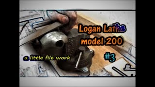 1946 Logan Lathe model 200 metal cutting 3 [upl. by Anilrats]