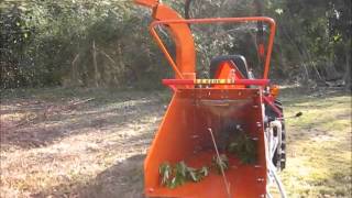 Mahindra Max with WoodMaxx attachment in action [upl. by Corri]