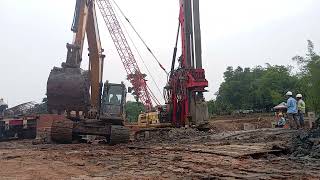 excavator VS alat borr [upl. by Aliza]