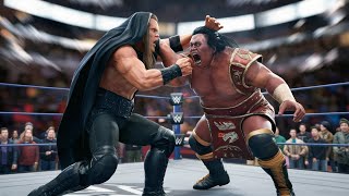 WWE 2K24 UNDERTAKER VS YOKOZUNA  BREAK THE STAGE BY UNDERTAKER  GAMEPLAY [upl. by Kilan]