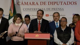 Conferencia de prensa del Grupo Parlamentario del PT  22102024 [upl. by Drain988]