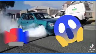 Nissan Sabre VVL must see burnOUT [upl. by Yrekcaz]