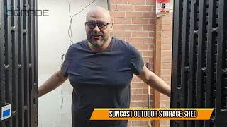 Suncast Outdoor Storage Shed [upl. by Arbba150]