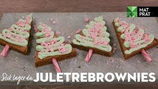 Brownies juletre  MatPrat [upl. by Jamal]