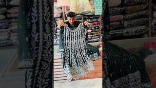 🥰New latest party wear lehenga frock choli crop topshorts viralvideo fashion wedding dress [upl. by Kuth]