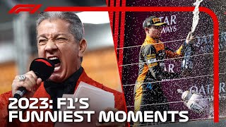 The Funniest Moments Of The 2023 F1 Season [upl. by Oirevlis]