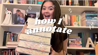 how I annotate my books 🖋️📖  my supplies simple  easy [upl. by Nicolea232]