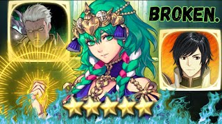 10 BRAVE BYLETH REFINE DESTROYS OTHER FEHTUBERS Aether Raids Brave Byleth Showcase【FEH】 [upl. by Annayram]