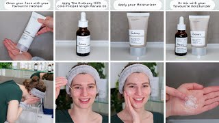 How to use The Ordinary 100 Cold Pressed Virgin Marula Oil [upl. by Webb]