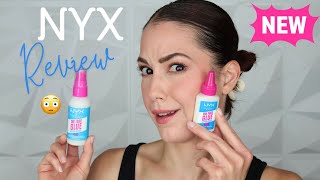 NYX The Face Glue Primer amp Setting Spray Review [upl. by Lirba814]