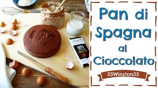 Pan di Spagna al Cioccolato  Ricetta Facile e di Sicura Riuscita 55Winston55 [upl. by Tavis974]