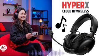 HyperX Cloud III Wireless  bezprzewodowe gamingowe słuchawki stworzone do esportu  test recenzja [upl. by Adnaerb683]