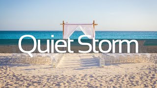 Smooth RampB Music  Quiet Storm  Beautiful Beach Landscapes [upl. by Ecela]