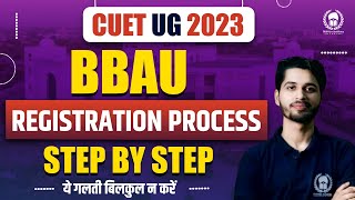 BBAU Registration Process Step by step  BBAU Lucknow Admission 2023  Vaibhav Sir [upl. by Thomasine]